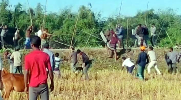 সুনামগঞ্জে দুই গ্রামবাসীর সংঘর্ষে আহত ২৫