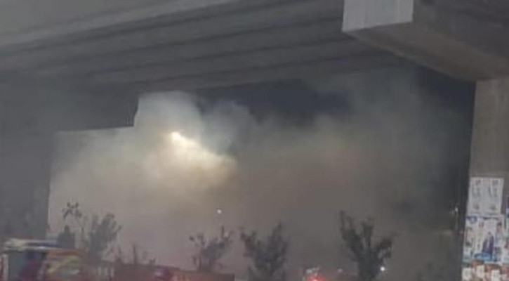 ফ্লাইওভার থেকে ককটেল নিক্ষেপ, পল্লবীতে পুলিশ সদস্য আহত