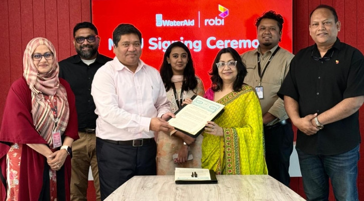 নিরাপদ পানি নিশ্চিত করতে রবি-ওয়াটারএইডের চুক্তি