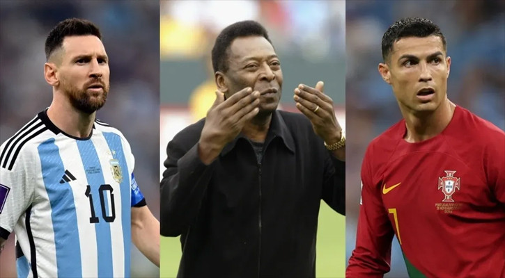 সর্বকালের সেরা ফুটবলারের তালিকায় শীর্ষে পেলে, মেসি-রোনালদোর অবস্থান কোথায়?