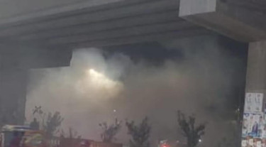 ফ্লাইওভার থেকে ককটেল নিক্ষেপ, পল্লবীতে পুলিশ সদস্য আহত