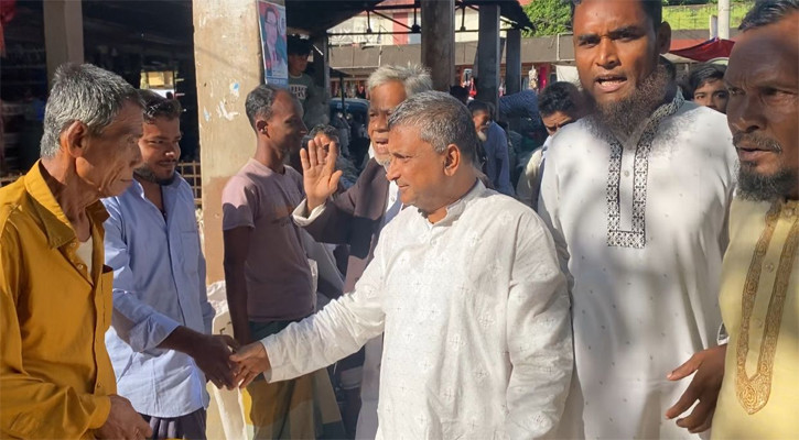 ধানের শীষে ভোট চাইলেন সরওয়ার আলমগীর