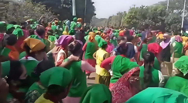 কুমিল্লা ইপিজেডে আতঙ্কে অসুস্থ ৮০ নারী শ্রমিক, আহত ৬; হেলে পড়েছে পাঁচতলা ভবন