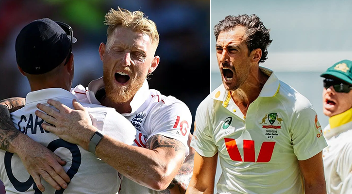 স্টার্ক-স্টোকসদের দাপটে অ্যাশেজের প্রথম দিনে ১৯ উইকেট