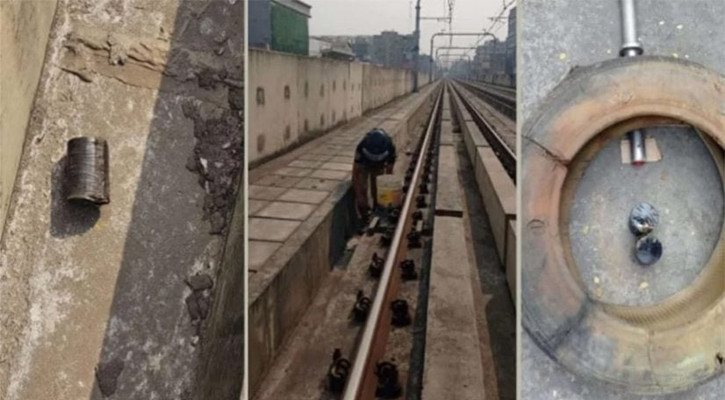 মিরপুরে মেট্রোরেল লাইনে মিললো অবিস্ফোরিত ২ ককটেল