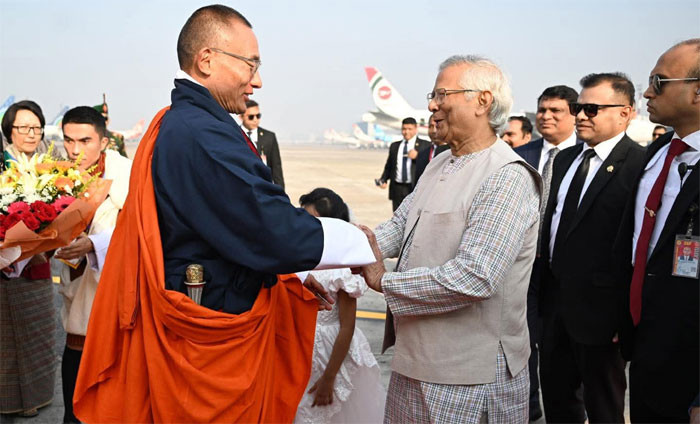 ভুটানের প্রধানমন্ত্রী ঢাকায়