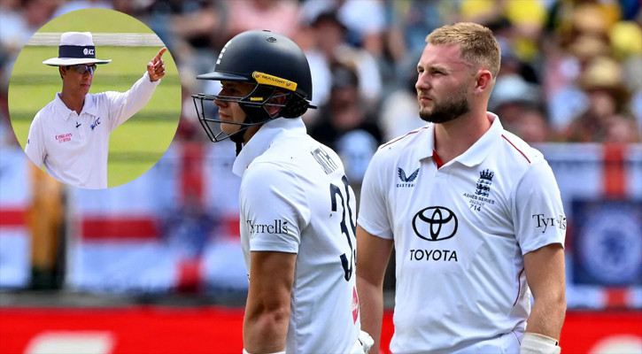 অ্যাশেজে ‘স্নিকো’ বিতর্ক: সঠিক সিদ্ধান্তে অটল সৈকত, পাশে পেলেন টফেলকে