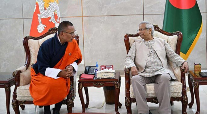 প্রধান উপদেষ্টার সঙ্গে ভুটানের প্রধানমন্ত্রীর বৈঠক