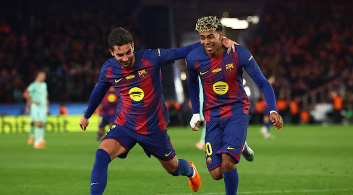 ক্যাম্প ন্যুতে ফিরেই বার্সেলোনার রাজকীয় জয়