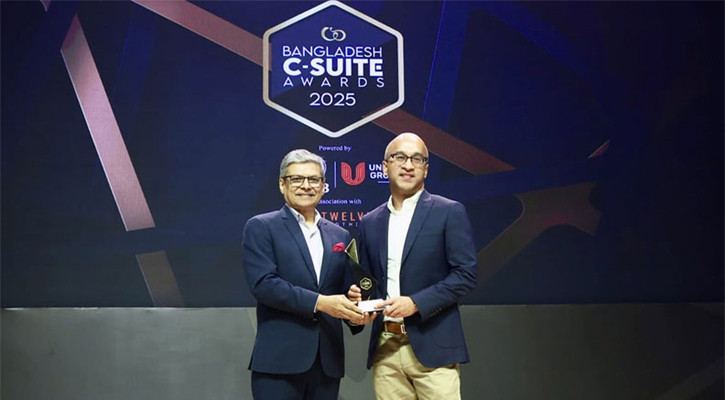 বাংলাদেশ সি-সুইট অ্যাওয়ার্ডসের ‘সিইও অব দ্য ইয়ার ২০২৫’ সিটি ব্যাংকের মাসরুর আরেফিন