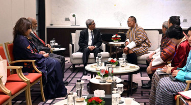 ভুটানের প্রধানমন্ত্রীর সঙ্গে মির্জা ফখরুলের সৌজন্য সাক্ষাৎ