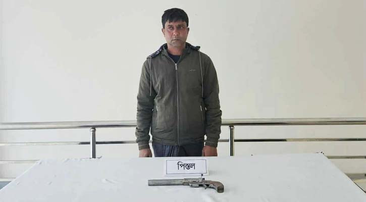 মেহেরপুর আগ্নেয়াস্ত্রসহ একজন আটক