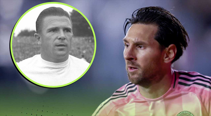 পুসকাসের বিশ্বরেকর্ডে ভাগ বসালেন মেসি