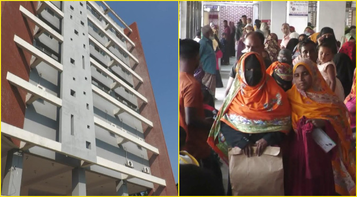 পঞ্চগড় সদর হাসপাতালে চিকিৎসা সংকট, ‘অচল’ ১৫০ শয্যার ভবন