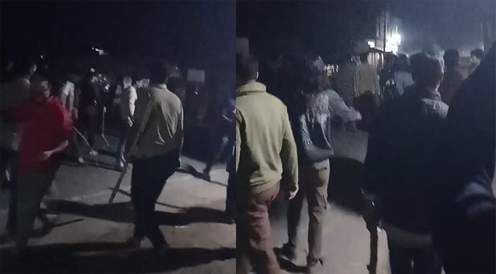 যবিপ্রবি রণক্ষেত্র: মাইকে ঘোষণা দিয়ে লোক জড়ো করা হয়