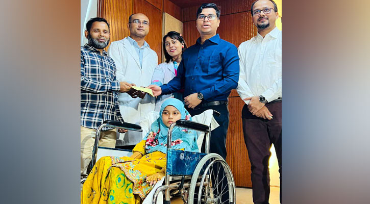 ৪ মাস পর সুস্থ হয়ে বাড়ি ফিরল মাইলস্টোন শিক্ষার্থী মেহজাবিন