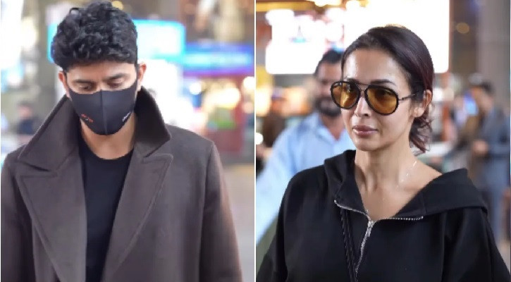 ১৯ বছরের ছোট প্রেমিকের সঙ্গে বিমানবন্দরে দেখা গেল মালাইকাকে