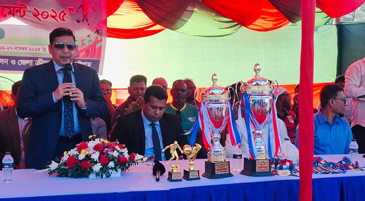 আন্তঃকলেজ ফুটবল টুর্নামেন্টে চ্যাম্পিয়ন রাঙ্গুনিয়া সরকারি কলেজ