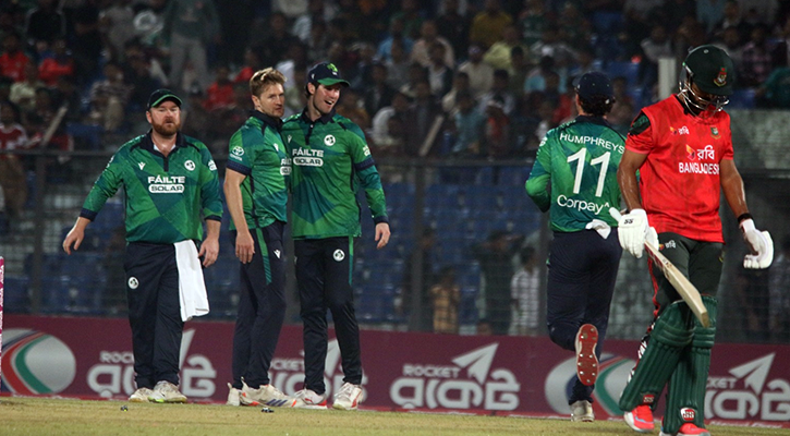 ব্যাটিং ব্যর্থতায় আয়ারল্যান্ডের কাছে বড় হার বাংলাদেশের