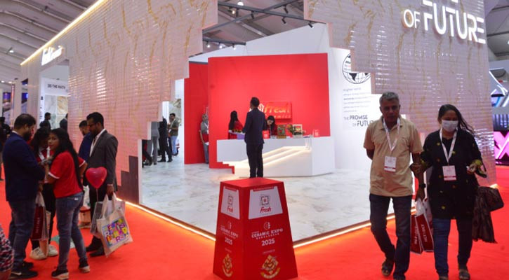 সিরামিক এক্সপো: ক্রেতাদের উপস্থিতিতে সরগরম আইসিসিবি