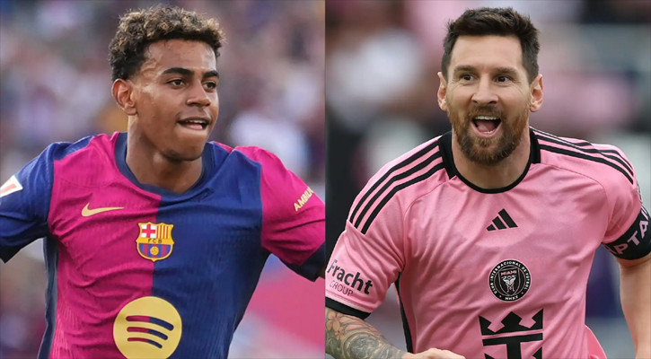 মেসি সর্বকালের সেরা, কিন্তু আমি নিজের পরিচয়েই বড় হতে চাই: ইয়ামাল