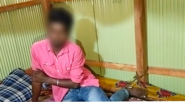 দ্বিতীয় বিয়ে করায় শ্বশুরবাড়িতে শিকলবন্দি স্বামী