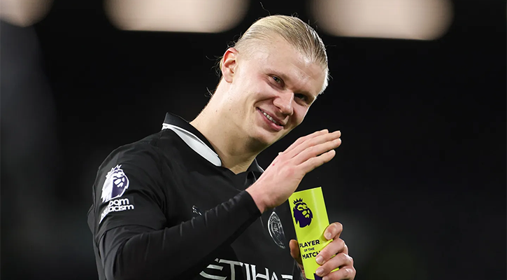 প্রিমিয়ার লিগে দ্রুততম গোলের সেঞ্চুরিতে হালান্ডের ইতিহাস