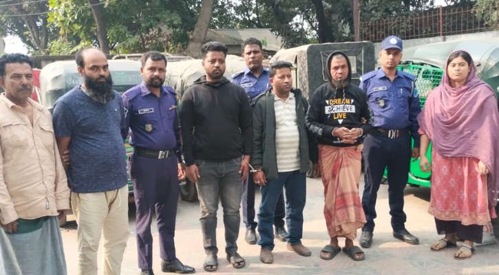 ফতুল্লায় সুমন খলিফা হত্যা মামলায় গ্রেপ্তার ৬