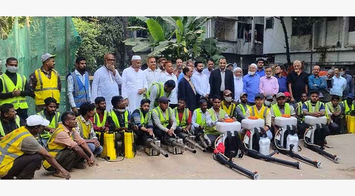 শান্তিবাগে মশক নিধন ও পরিচ্ছন্নতা কর্মসূচি