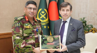সেনাপ্রধানের সঙ্গে ফ্রান্সের রাষ্ট্রদূতের বৈঠক