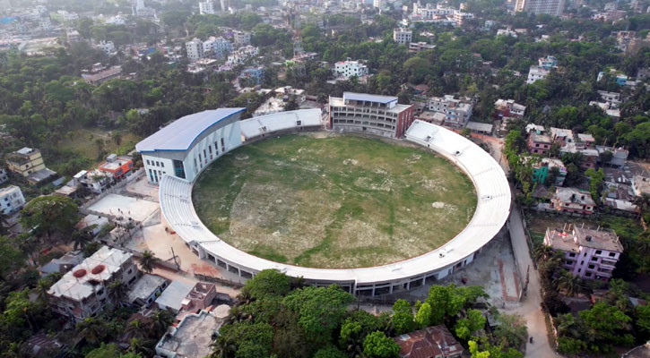 ভোলায় উদ্বোধন হলো ৫২ কোটি টাকায় নির্মিত 'গজনবী' স্টেডিয়াম