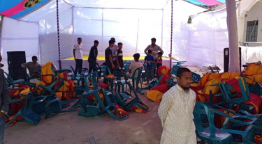 অতিথি থাকার কথা উপদেষ্টা আসিফের: সেতু উদ্বোধনী অনুষ্ঠানের প্যান্ডেলে স্থানীয়দের ভাঙচুর