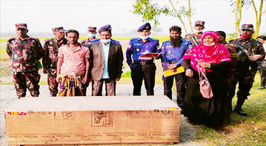 সীমান্তে বিএসএফের গুলিতে নিহত বাংলাদেশি যুবকের লাশ দেশে ফিরলো