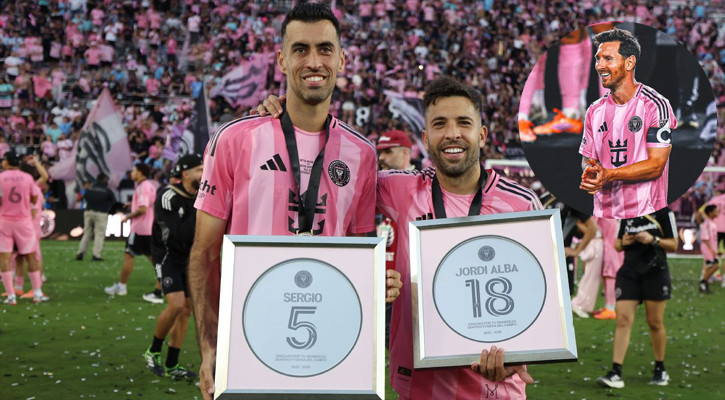 বুসকেতস-আলবাকে হাসিমুখে বিদায় দিতে পেরে খুশি মেসি