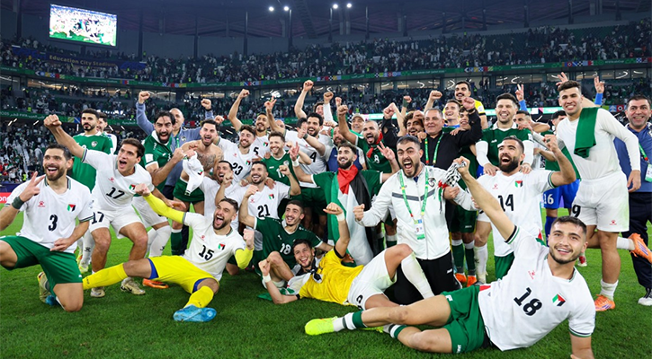 কাতারের বিদায়, ইতিহাস গড়ে আরব কাপের শেষ আটে ফিলিস্তিন