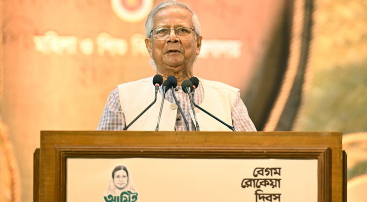 নারীদের সামনে রেখেই গড়ে উঠুক নতুন বাংলাদেশ: প্রধান উপদেষ্টা