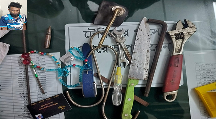 রাইফেলের গুলিসহ যশোরে একব্যক্তি আটক