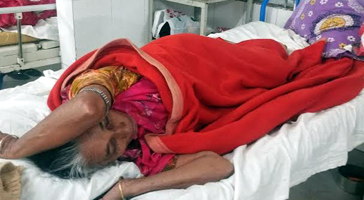 ছেলের কাছে পাওনা টাকা না পেয়ে বৃদ্ধা মায়ের ওপর হামলা