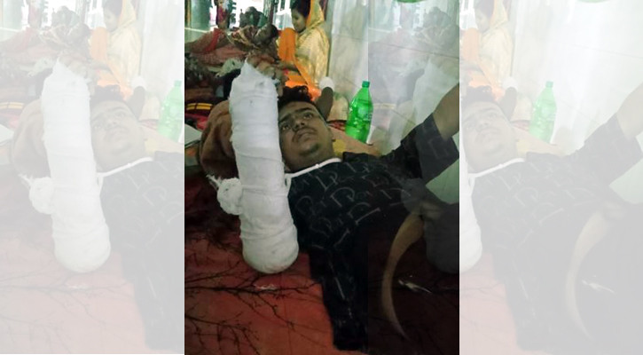 বেপরোয়া প্রাইভেটকারের ধাক্কায় গুরুতর আহত আশিকুল