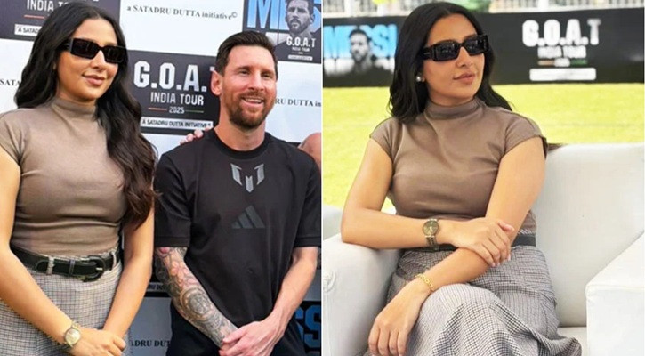 মেসির সঙ্গে ছবি পোস্ট, শুভশ্রীর ওপর ক্ষুব্ধ দর্শক!