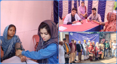 মাগুরায় বসুন্ধরা ফাউন্ডেশনের ফ্রি মেডিক্যাল ক্যাম্পে সেবা পেলেন ৩ শতাধিক রোগী