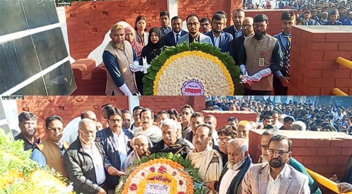 যোগ্য মর্যাদায় যশোরে শহীদ বুদ্ধিজীবী দিবস পালন