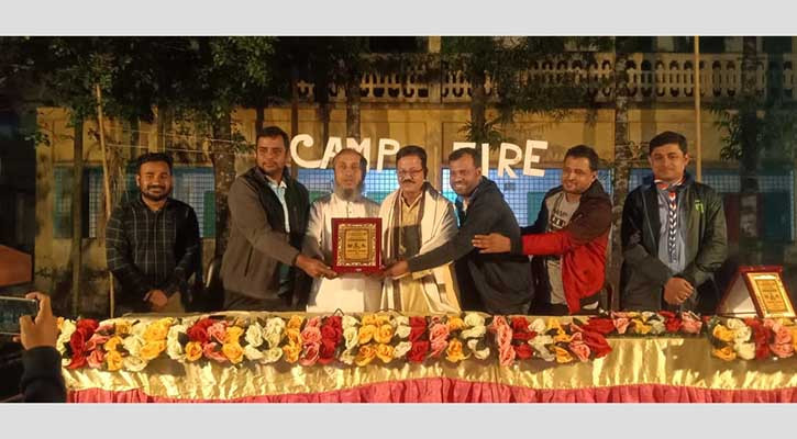 স্যার আশুতোষ কলেজে রোভার স্কাউটদের তাঁবু জলসা