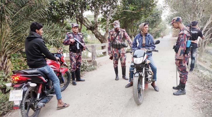 কুষ্টিয়ার ৮১ কিলোমিটার এলাকায় বিজিবির তৎপরতা