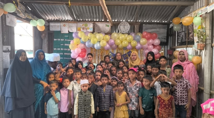 বসুন্ধরা শুভসংঘের উদ্যোগে শিক্ষার্থীদের নিয়ে পাঠ সমাপনী উৎসব