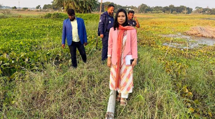 সদরপুরে অবৈধ ড্রেজার অপসারণ, ১৫০০ ফুট পাইপ ধ্বংস