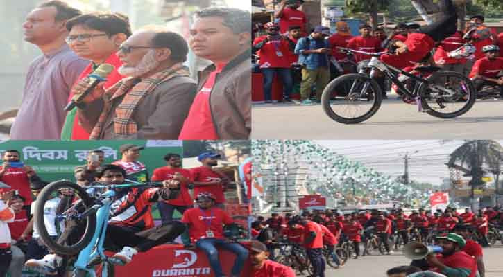 খুলনায় বর্ণাঢ্য বিজয় রাইড
