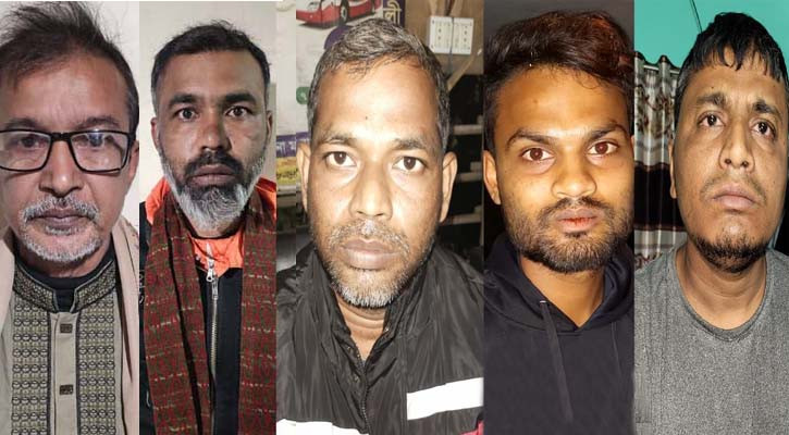 ‘ডেভিল হান্ট ফেজ-২’ অভিযানে যশোরে পাঁচজন গ্রেপ্তার