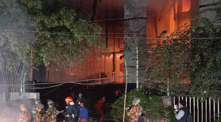 আগুন-ভাঙচুর: প্রথম আলো-ডেইলি স্টার ছাপা পত্রিকা বের হয়নি