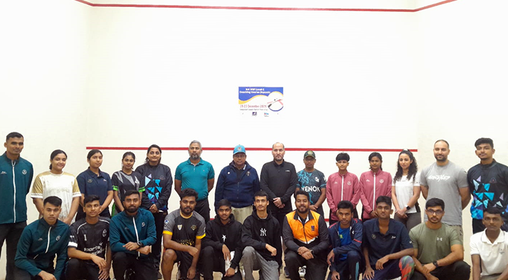 শুরু হলো তৃতীয় বিশ্ব স্কোয়াশ ফেডারেশন লেভেল-১ কোচিং কোর্স